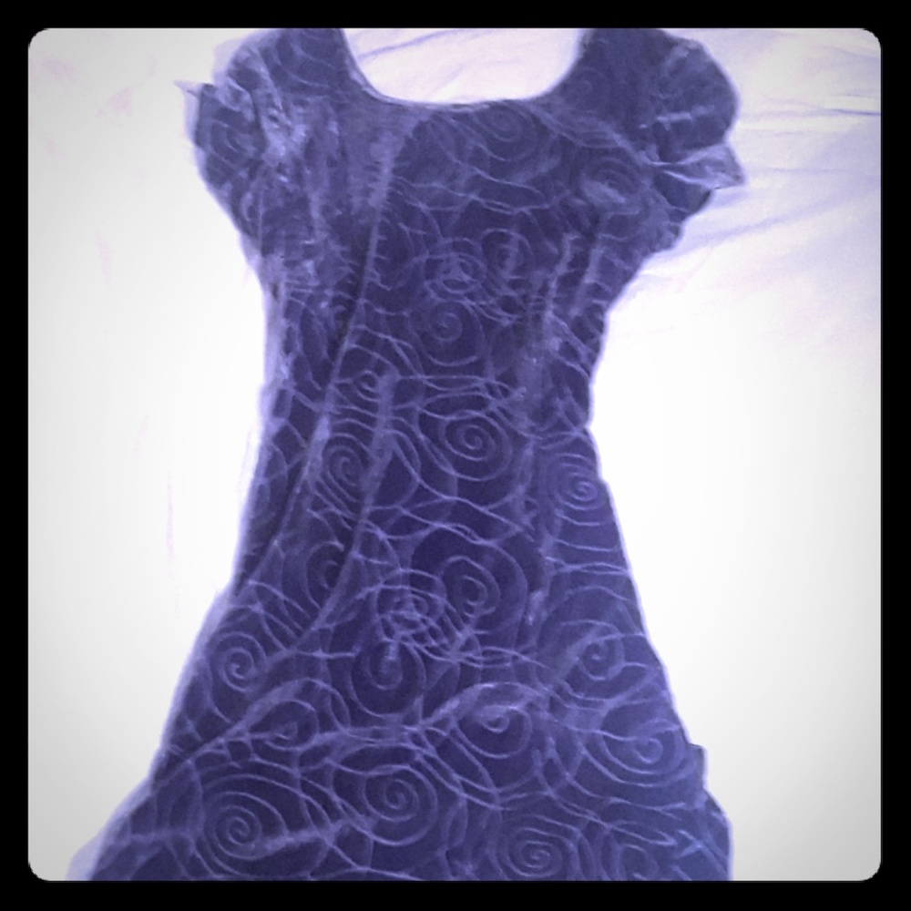 Liz Claiborne Blue Swirls 10 Dress